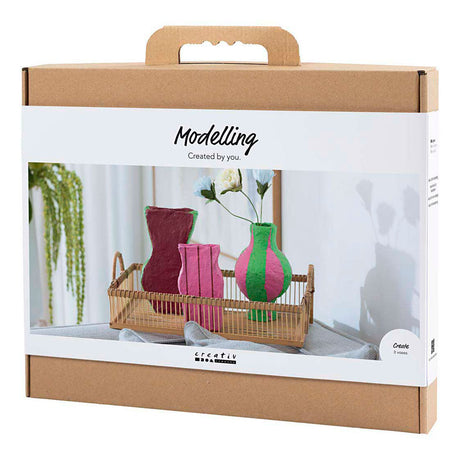 Firma Creativ https: www.cchobby.nl maxi-hobbyset-boetseren-vazen-van-papier-mache-diverse-colors-1-doos