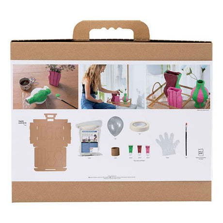 Firma Creativ https: www.cchobby.nl maxi-hobbyset-boetseren-vazen-van-papier-mache-diverse-colors-1-doos