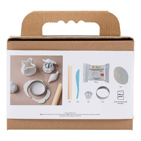 Firma Creativ https: www.cchobby.nl mini-hobbyset-boetseren-świecznik-z-muszlami-off-white-1-box