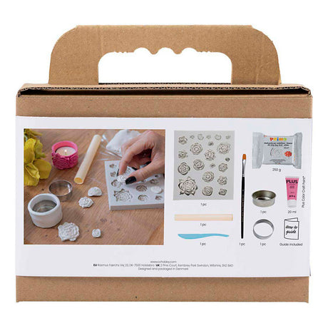 Firma Creativ https: www.cchobby.nl mini-hobbyset-boetseren-theelichthouders-roze-1-doos