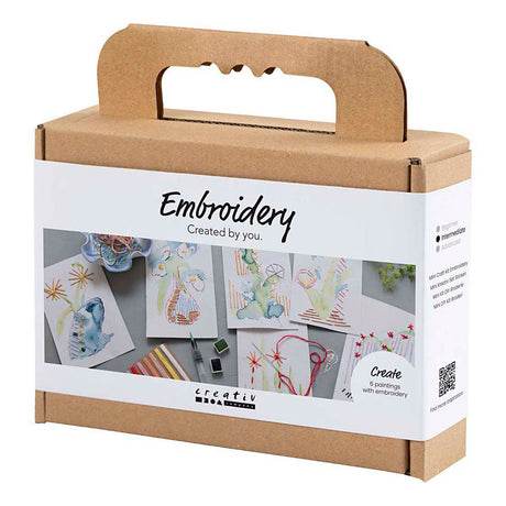 Firma Creativ https: www.cchobby.nl mini-hobbyset-embroidery-paintings-with-haft-różne-kolory-1-pudełko