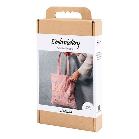 Firma Creativ https: www.cchobby.nl hobbyset-embroidery-carrier-bag-lightpink-1-box