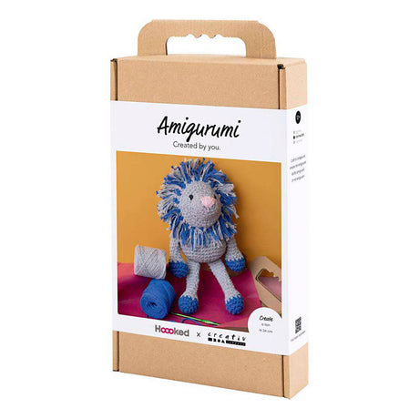 Firma Creativ https: www.cchobby.nl hobbyset-amigurumi-lion-granatowy-jasnoszary-1-box
