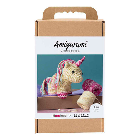 Firma Creativ https: www.cchobby.nl hobbyset-amigurumi-unicorn-rainbowcolors-1-box
