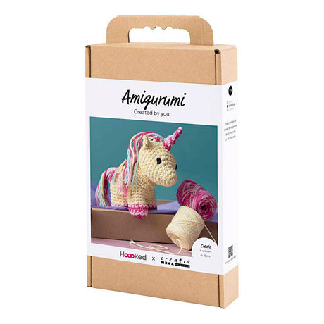 Firma Creativ https: www.cchobby.nl hobbyset-amigurumi-unicorn-rainbowcolors-1-box