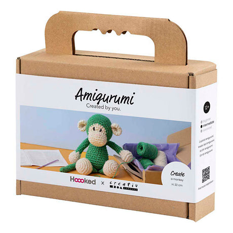 Firma Creativ https: www.cchobby.nl hobbyset-amigurumi-aap-groen-off-white-1-doos