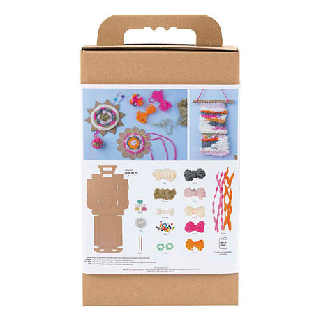 Firma Creativ https: www.cchobby.nl hobbyset-weaving-wall-mountings-diverse-colors-1-box