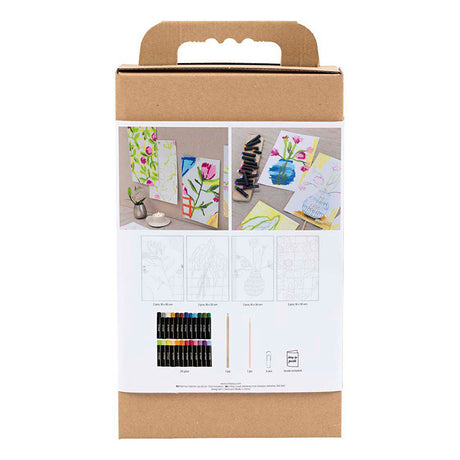 Firma Creativ https: www.cchobby.nl hobbyset-oilpastel-flowers-various-colors-1-box