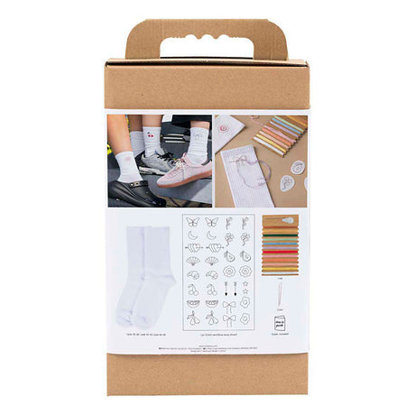 Firma Creativ https: www.cchobby.nl hobbyset-embroidery-socks-white-1-box