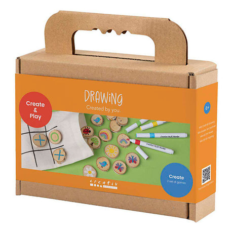 Firma Creativ https: www.cchobby.nl mini-hobbyset-drawing-memory-game-and-trzy-w-rzędu-diverse-colors-1-box