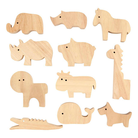 Firma Creativ https: www.cchobby.nl drewniane-zwierzęta-farm-and-safari-h-3-14-5-cm-thickness-2-cm-44-piece-1-box