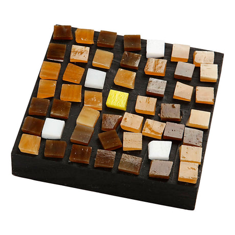 Firma Creativ https: www.cchobby.nl mozaika-szklana-płytka-rozmiar-10x10-mm-grubość-3-mm-ca-700-piece-454-gr-1-box