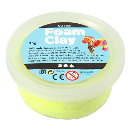 Firma Creativ https: www.cchobby.nl foam-clayr-glitter-yellow-35-gr-1-doosje
