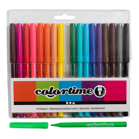 Firma Creativ https: www.cchobby.nl colortime-markers-line-thickness-2-mm-diverse-colors-18-piece-1-box-373548