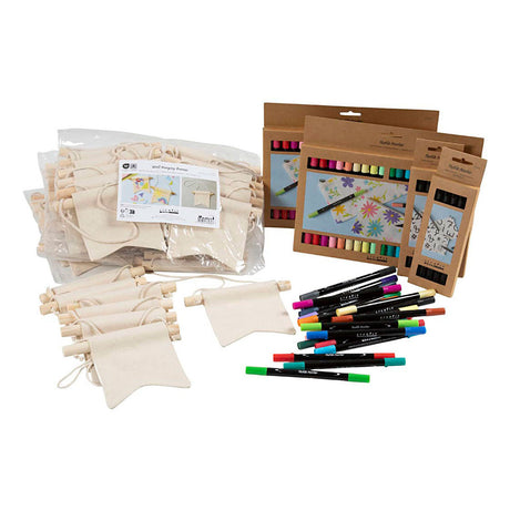 Firma Creativ https: www.cchobby.nl grupa zestaw-pomaluj-własny-bandoek-rozmiar-10-5x12-cm-grubość-linii-2-3-3-6-mm-różne-kolory-60-sztuka-1-pudełko