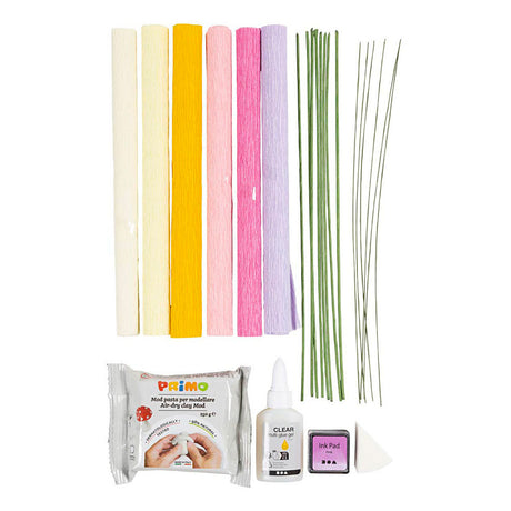 Firma Creativ https: www.cchobby.nl hobbyset-crepepaper-flower-pastelcolors-1-box