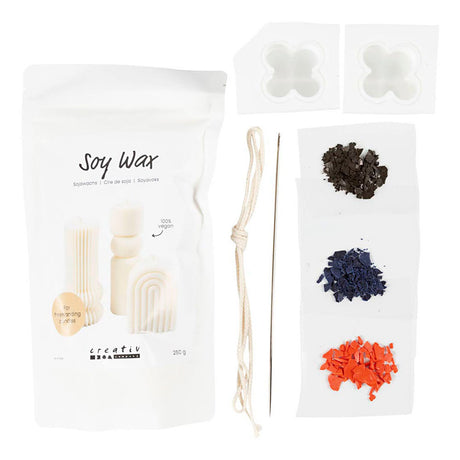 Firma Creativ https: www.cchobby.nl hobbyset-candle-making-bubble-soya-candle-beige-lightblue-creme-1-box