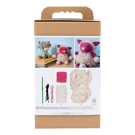 Firma Creativ https: www.cchobby.nl hobbyset-amigurumi-schaap-roze-off-white-1-doos