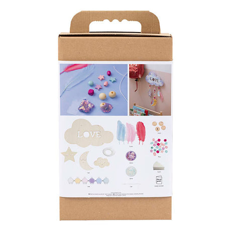 Firma Creativ https: www.cchobby.nl hobbyset-decoration-cloud-moon-star-glittercolors-pastelcolors-1-box