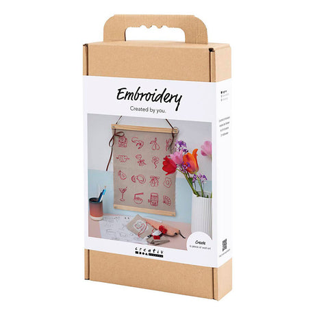 Firma Creativ https: www.cchobby.nl hobbyset-embroidery-hanging-decoration-flax-1-box