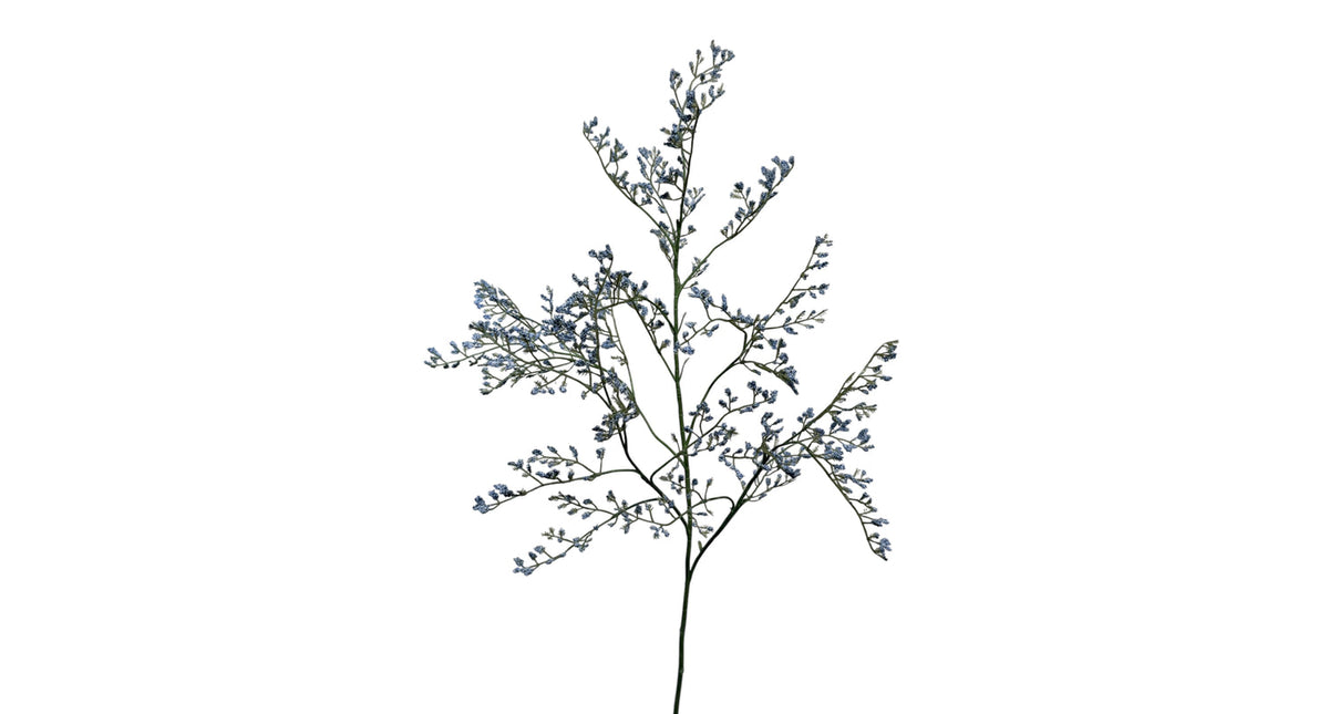 Statice spray 80 cm blue