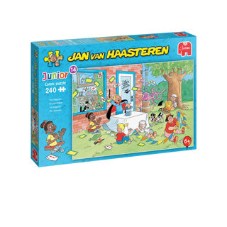 Jumbo Jan van Haasteren młodszy magik puzzli 240 elementów | 2 szt