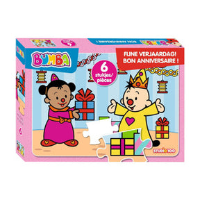 Puzzle Bumba 6 elementów z okazji urodzin | 2 szt