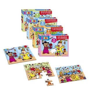 Puzzle Bumba 6 elementów z okazji urodzin | 2 szt