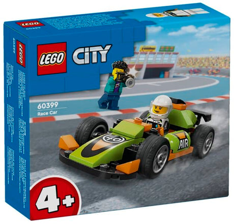 Zielony samochód wyścigowy Lego City z 2 figurkami - 60399