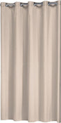 Zasłona prysznicowa Sealskin coloris 180x200 cm - poliester bawełna - beż