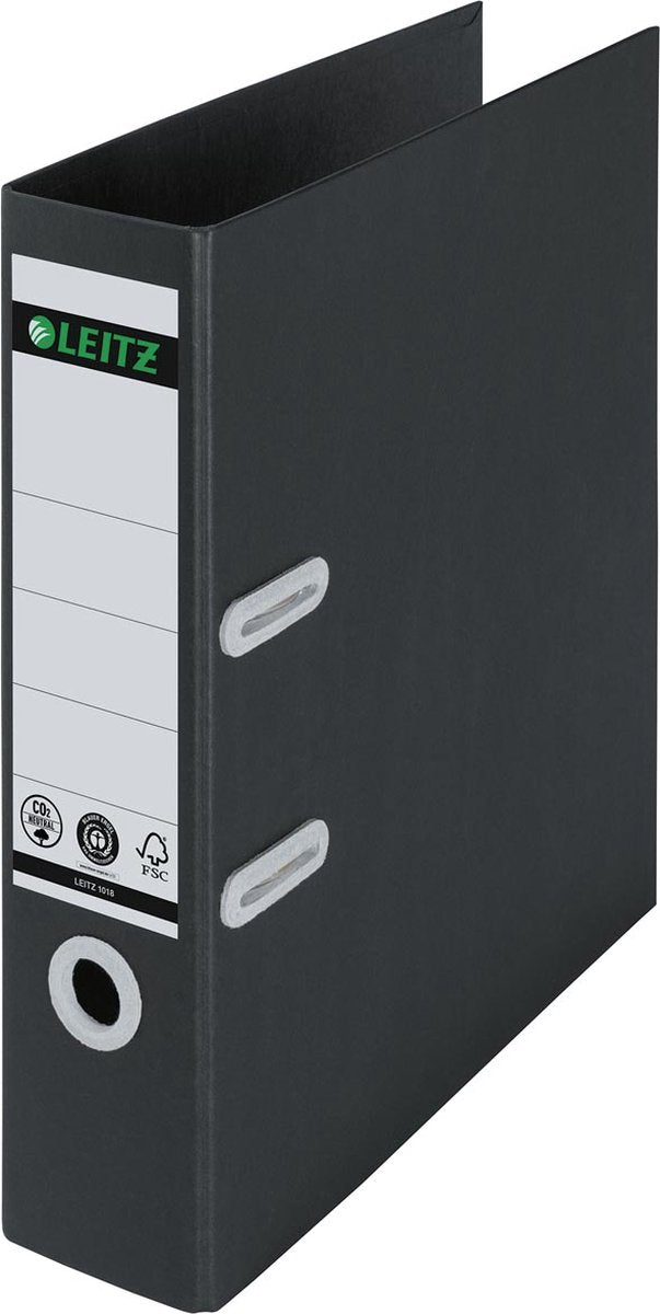 Teczka makulaturowa Leitz, grzbiet 8 cm, czarna 10 sztuk