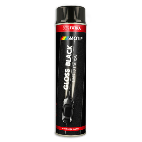 Farba w sprayu Motip czarna 600ml