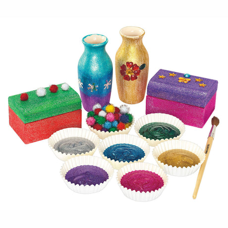 Kolorystyki - udekoruj swój własny ceramiczny wazon, zestaw 12 sztuk