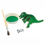 Koloracje Bouwpacket Houten 3D Dinosaurus, zestaw 4