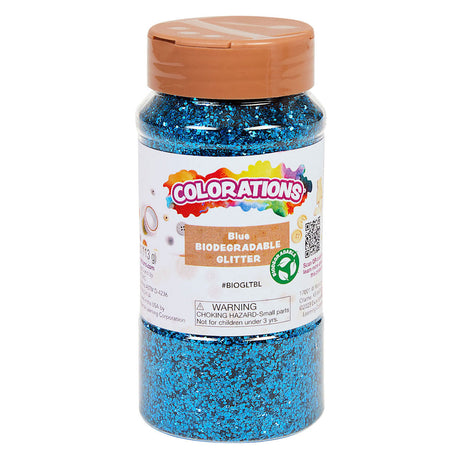 Kolorystyki - Organiczny degradowalny brokat - niebieski, 113 gramów