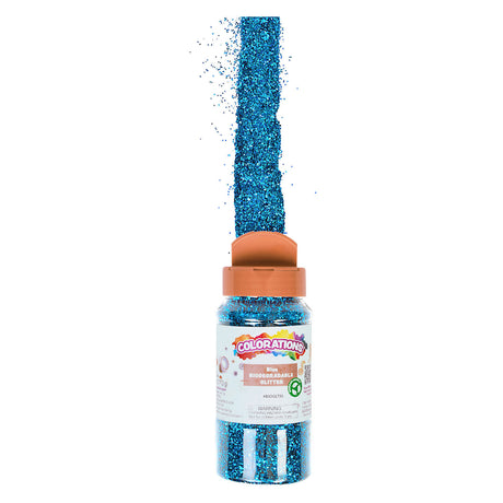 Kolorystyki - Organiczny degradowalny brokat - niebieski, 113 gramów