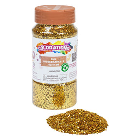 Koloryzatory - brokat biodegradowalny - złoty, 113 gramów