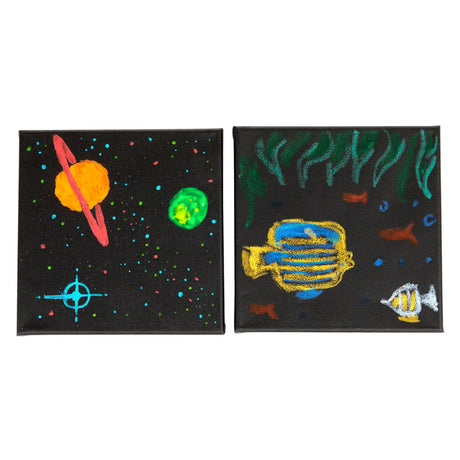 Kolorystyki Canvas Black 20x20 cm, 3st.