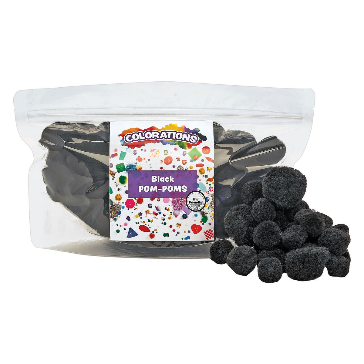 Koloracje - POM POM Black, 100..