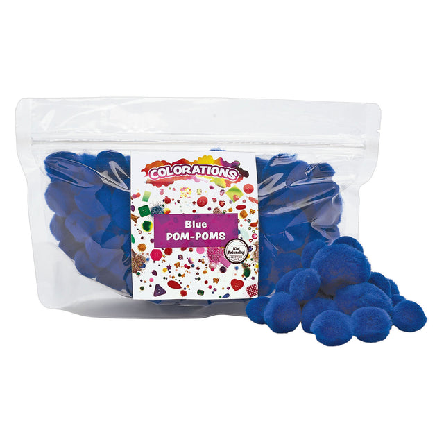 Koloracje - pompy pomy niebieskie, 100..