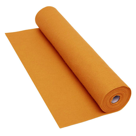 Kolorystyka - pomarańczowa rolka filcowa - 160 g/m², 5 m x 45 cm