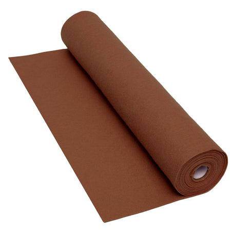 Filc barwiący w rolce brązowy materiał rzemieślniczy 160 g/m² 5 metrów x 45 cm.