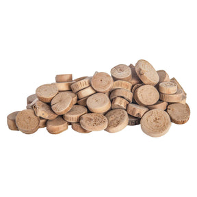 Małe okrągłe plastry drewna - 1 kg
