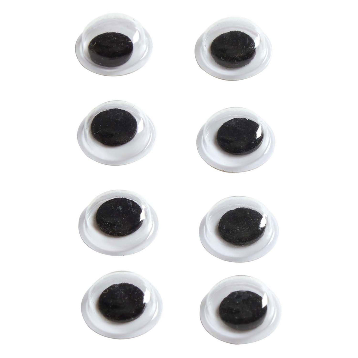 Koloryzacje - czarne googly eye w doniczce, 1000 szt.