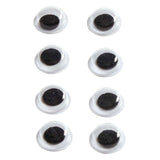 Koloryzacje - czarne googly eye w doniczce, 1000 szt.