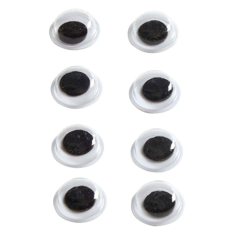 Koloryzacje - czarne googly eye w doniczce, 1000 szt.
