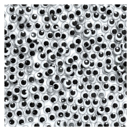 Koloryzacje - czarne googly eye w doniczce, 1000 szt.
