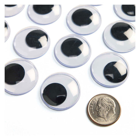 Koloryzacje - czarne googly eye, 100szt.