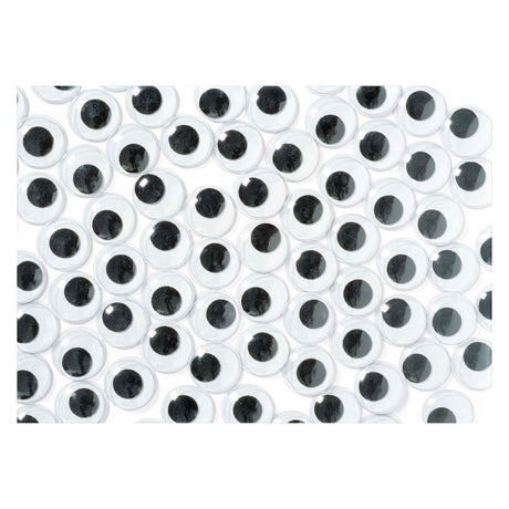 Koloryzacje - czarne googly eye, 100szt.
