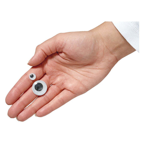 Koloryzacje - czarne googly eye, 100szt.